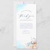 エレガントビーチ結婚式メニュー (裏面)