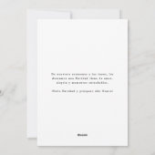 エレガントビーチ カップル 5 枚の写真 フェリス ナビダッド シーズンカード (裏面)