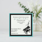 エレガントピアノリサイタル招待状 招待状 (スタンド正面)