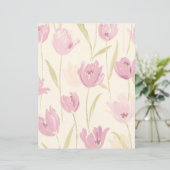 エレガントピガーリーンク花柄スクラップブック紙 (スタンド正面)