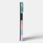 エレガントピンクの虹色ホログラフィック Case-Mate iPhoneケース (裏面 / 右)