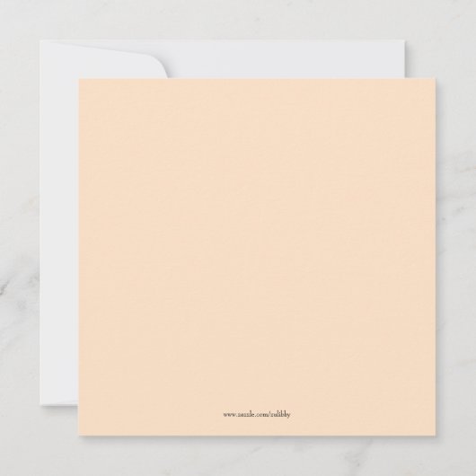 エレガントピンククロスバプティスマス/《キリスト教》洗礼式や命名式 招待状 (裏面)