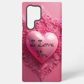 「エレガントピンクサムスンギャラクシーS22ウルトラケース」 SAMSUNG GALAXYケース (裏面)