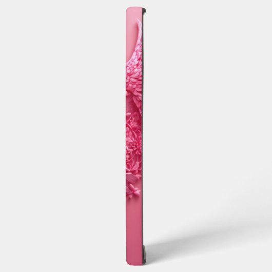 「エレガントピンクサムスンギャラクシーS22ウルトラケース」 SAMSUNG GALAXYケース (左側面)