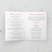 エレガントピンクフローラお祝い プログラム (内部)