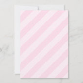 エレガントピンクモダンレッド21歳 招待状 (裏面)