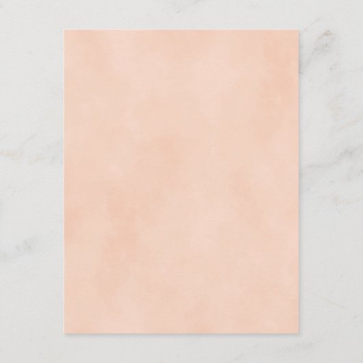 エレガントピンク色のフローラ結婚の詳細 エンクロージャーカード (裏面)