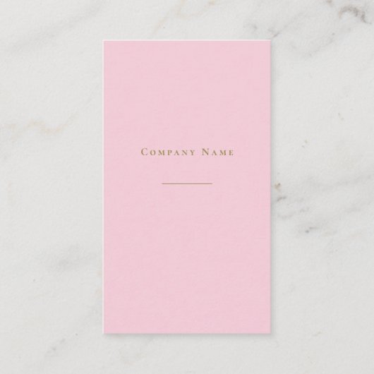 エレガントピンク QRコード付きの名刺 名刺 (裏面)