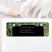 エレガントピーコック&ディアメン結婚ズ ラベル (インサイチュ)