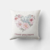 エレガントピ素朴ックモダンシックハートスクリプト クッション (裏面)