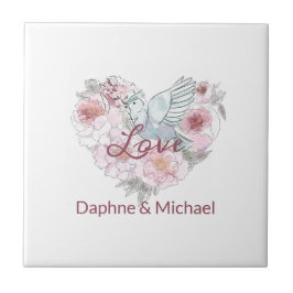 エレガントピ素朴ックモダンシックハートスクリプト タイル