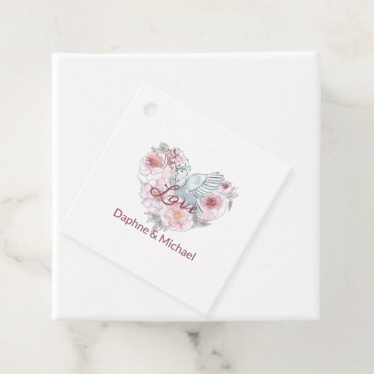 エレガントピ素朴ックモダンシックハートスクリプト フェイバータグ (インサイチュ)