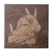 エレガントファインアート日本のヴィンテージラビットニュートラル タイル (正面)