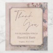 エレガントファッションドダイヤ結婚ン ワインラベル (シングルラベル)