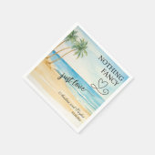 エレガントファンシーな結婚式が好きじゃない スタンダードカクテルナプキン (角)