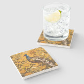 エレガントフェアント・ウィリアインスパイアム・モリス ストーンコースター (横)