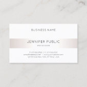 エレガントフェイクお洒落シルバープレーン高級シモダンック 名刺 (正面)