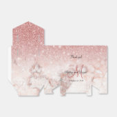 エレガントフェイクバラ金ゴールドマーブルモノグラム結婚ズ フェイバーボックス (折り畳みなし)