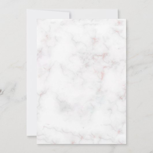 エレガントフェイクバラ金ゴールド写真ウェディング日付を保存 セーブザデート (裏面)