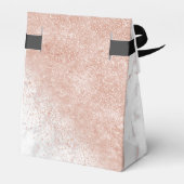 エレガントフェイクバラ金ゴールド紙吹雪白大理石画像 フェイバーボックス (裏面サイド)