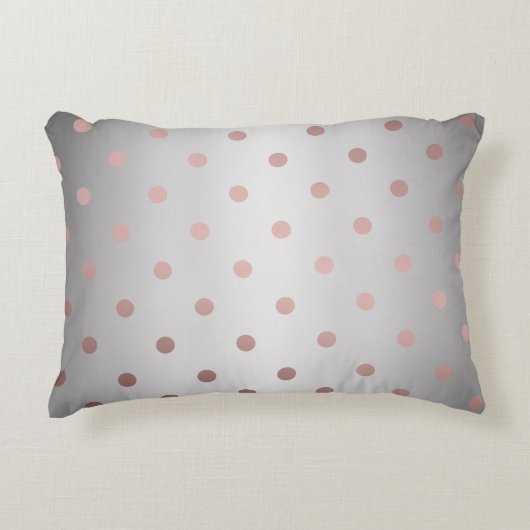 エレガントフェイクバラ金ゴールド銀水玉模様 アクセントクッション (正面)