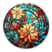 エレガントフェイクフローラ セラミックノブ (正面)