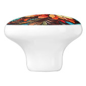 エレガントフェイクフローラ セラミックノブ (側面)