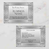 エレガントフェイクモダンアールデコ 名刺 (正面/裏面)