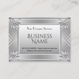 エレガントフェイクモダンアールデコ 名刺