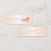 エレガントフェイクモダンプロフェッショナル スキニー名刺 (正面/裏面)