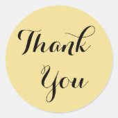 エレガントフェイク金ゴールドお願い封筒用シール ラウンドシール (正面)