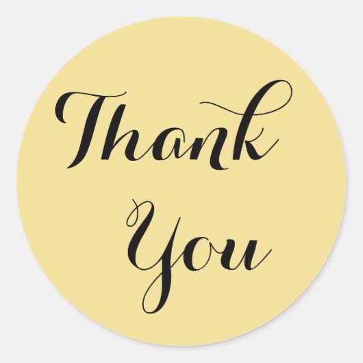 エレガントフェイク金ゴールドお願い封筒用シール ラウンドシール (正面)