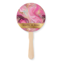 エレガントフェイク金ゴールドとピンクのマルリ結婚ーの