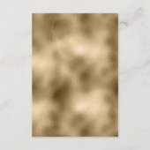 エレガントフェイク金ゴールドグリッター及びホイ結婚ル詳細 エンクロージャーカード (裏面)