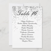 エレガントフェイク金ゴールドグリッター表 案内状 (裏面)