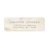 エレガントフェイク金ゴールドグリッター ラベル (正面)