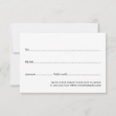 エレガントフェイク金ゴールドシルバーホワイト幾何学美しい (裏面)