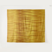 エレガントフェイク金ゴールドストリーマー写真の背景 タペストリー (正面(横))