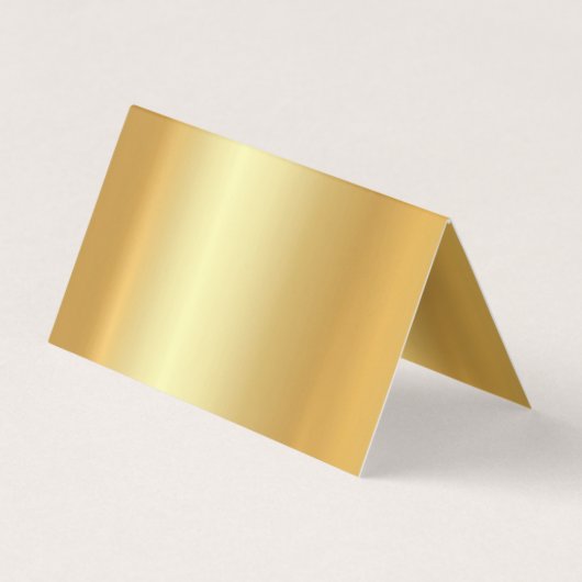 エレガントフェイク金ゴールドモダンテンプレート 名刺 (裏面)