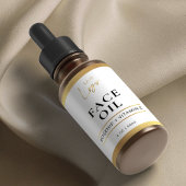 エレガントフェイク金ゴールド化粧料ボトルラベル ラベル