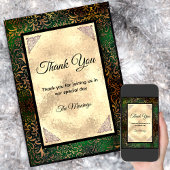 エレガントフェイク金ゴールド感謝していyou カード