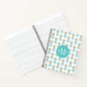 エレガントフェイク金ゴールド熱帯パイナップル ノートブック (内部)