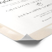 エレガントフェイク金ゴールド ポスター (角)