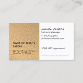 エレガントフェイク金ゴールド 予約カード (正面)