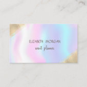 エレガントフェイク金ゴールド 名刺 (正面)