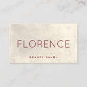 エレガントフェイク金ゴールド 名刺 (正面)