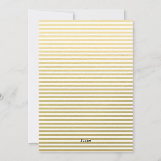 エレガントフェイク金箔台本クリスマス・フォトカード シーズンカード (裏面)