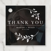 エレガントフェイクVellumエフェクトオーバーレイ結婚写真 フェイバータグ (正面)