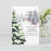 エレガントフェスティバルクリスマスツリー招待状 招待状 (スタンド正面)