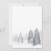 エレガントフェスティバルクリスマスツリー招待状 招待状 (裏面)